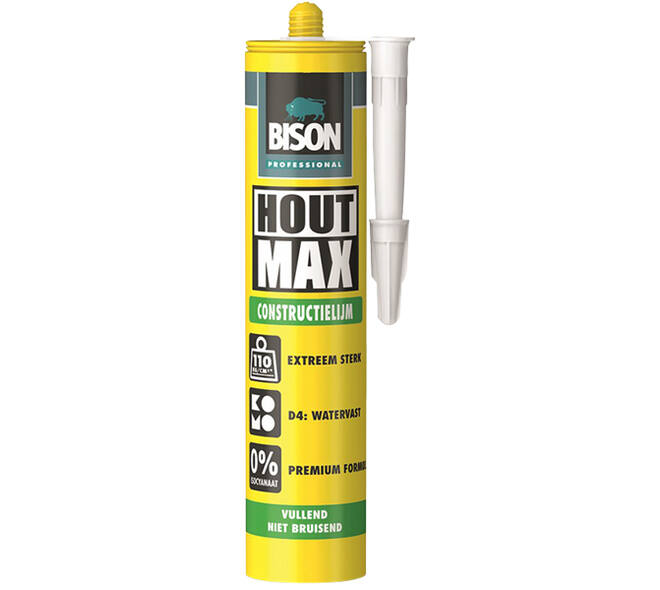 Bison Prof Hout Max Constructielijm 380 g