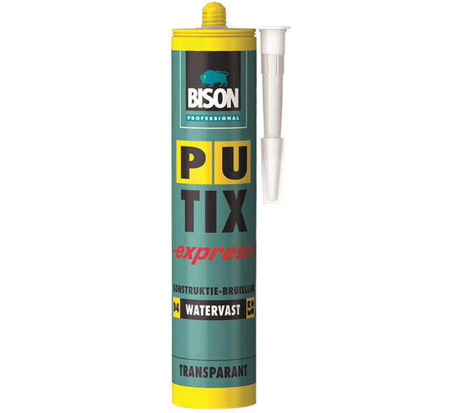 Bison Prof Pu-Tix Express Transparant Crt 340 g