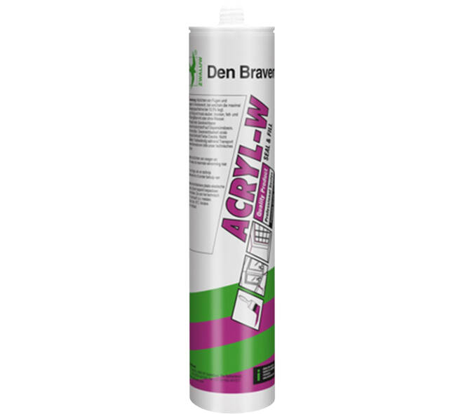 Zwaluw Den Braven Acryl-W 310 ml Grijs