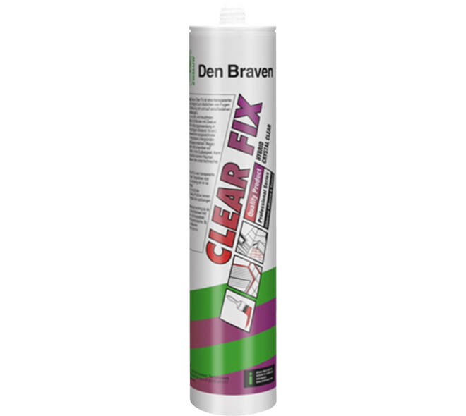 Zwaluw Den Braven Clear Fix Kristal Helder 290 ml