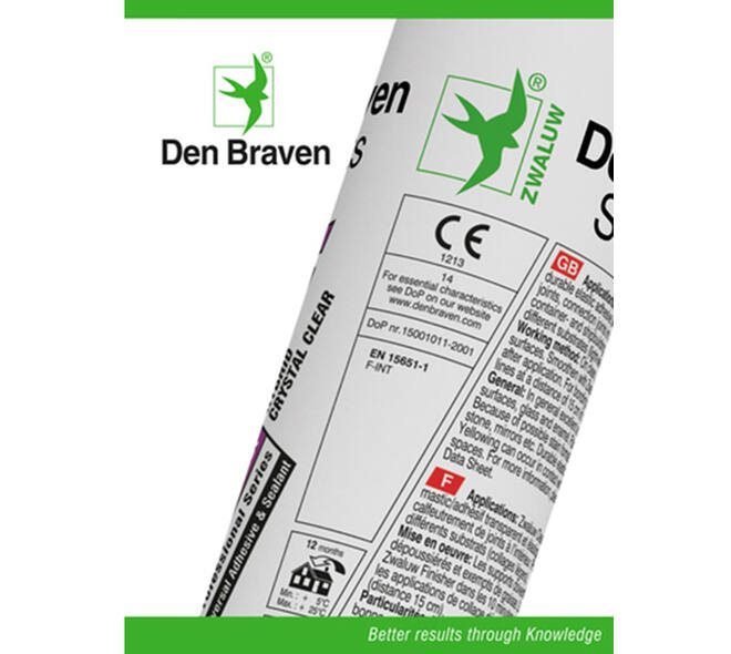 Zwaluw Den Braven Clear Fix Kristal Helder 290 ml