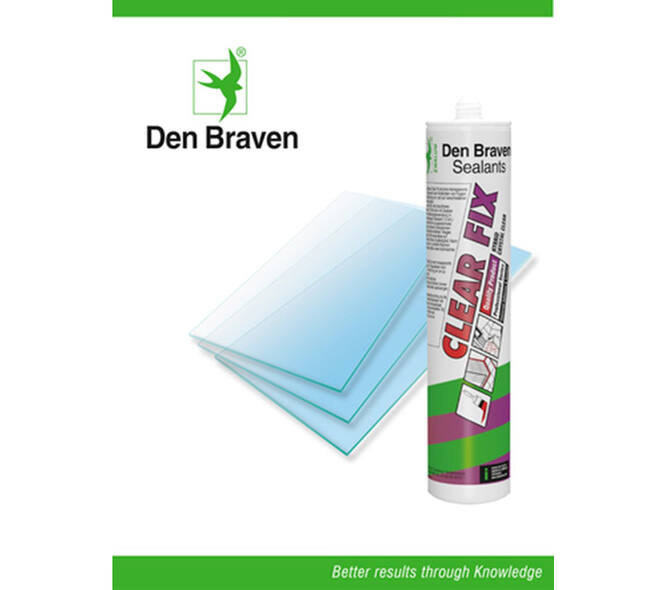 Zwaluw Den Braven Clear Fix Kristal Helder 290 ml