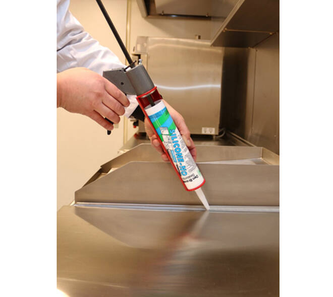 Zwaluw Silicone-No+Sanitary 310 ml Zilver grijs