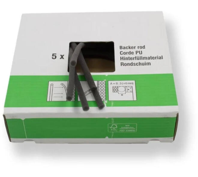 Zwaluw Den Braven Rugvulling Pu Open Cel Grijs 20 mm (5x1 m)