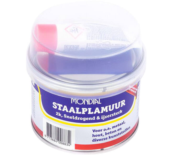 Mondial Staalplamuur 240 g + 10 g Verharder