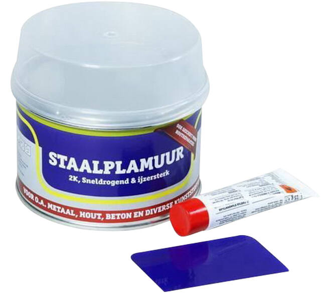 Mondial Staalplamuur 1950g + 500 g Verharder