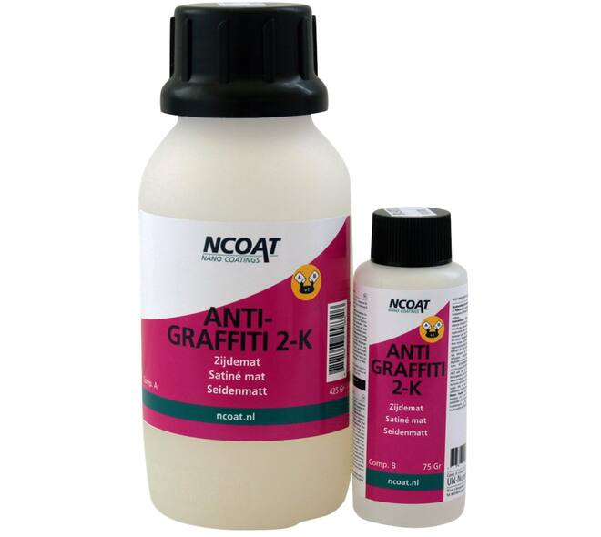 Ncoat 2K Anti Graffiti Zijdemat Set 500 g