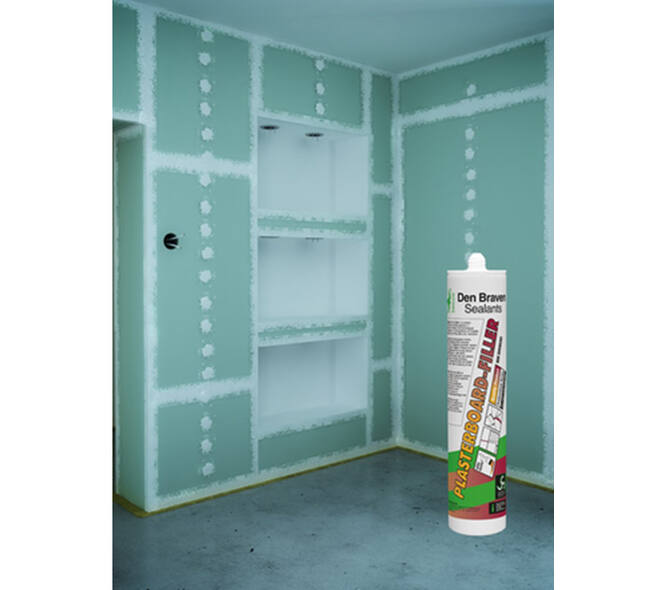 Zwaluw Den Braven Plasterboard-Filler 310 ml Wit