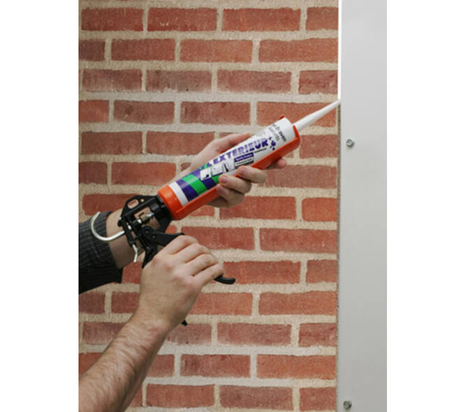 Zwaluw Den Braven Acryl Exterior+ 310 ml Grijs