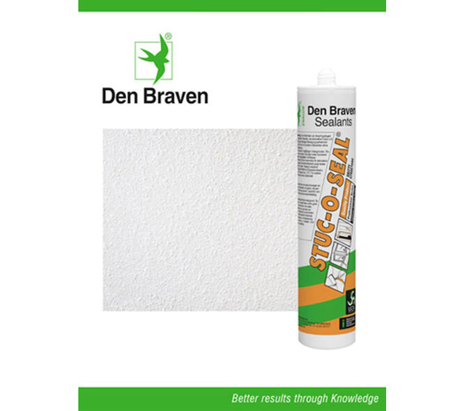 Zwaluw Den Braven Stuc-O-Seal 310 ml Wit