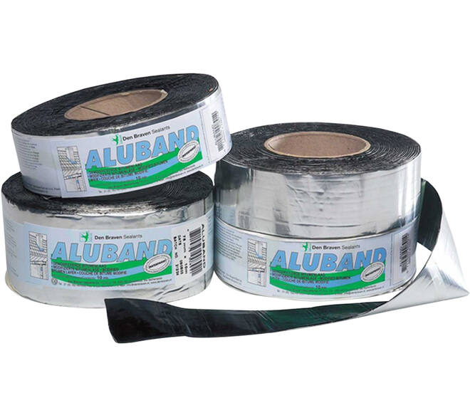 Zwaluw Den Braven Aluband Aluminium 200 mm x 10 m