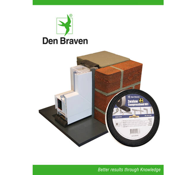 Zwaluw Den Braven Compressband Bg1 Antraciet 15 st/20 mm/3-7 mm 8 m