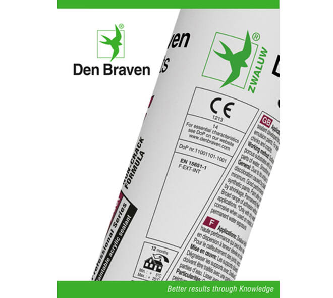 Zwaluw Den Braven Acryl Anti-Crack 310 ml Wit