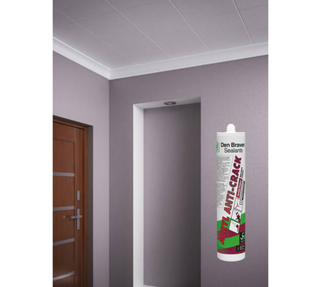 Zwaluw Den Braven Acryl Anti-Crack 310 ml Wit