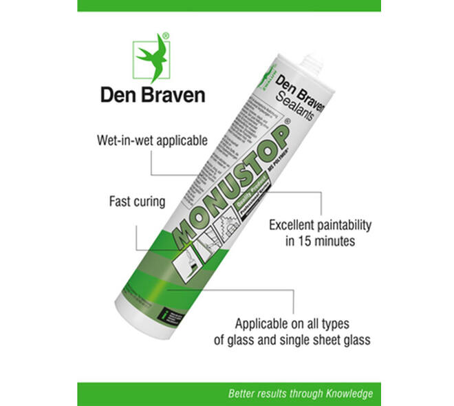 Zwaluw Den Braven Monustop 290 ml Wit