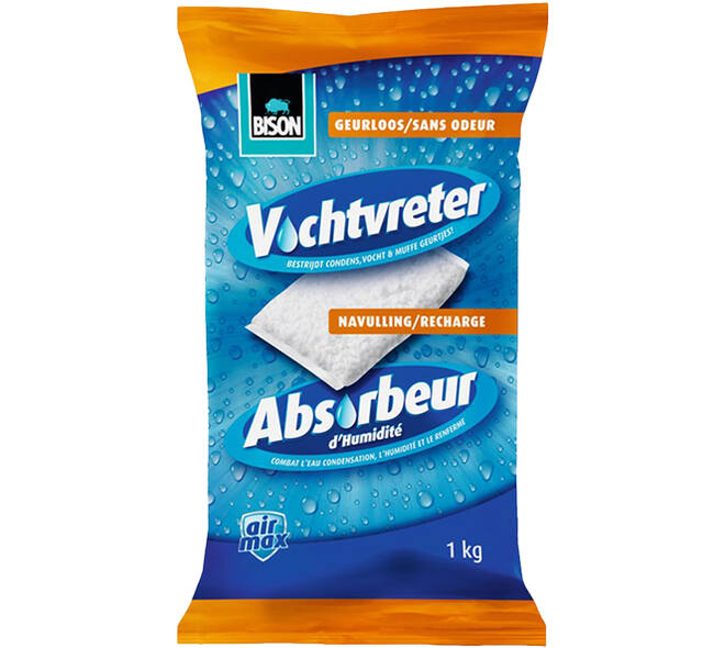 Bison Air Max Vochtvreter Navulzak Neutraal 1 kg