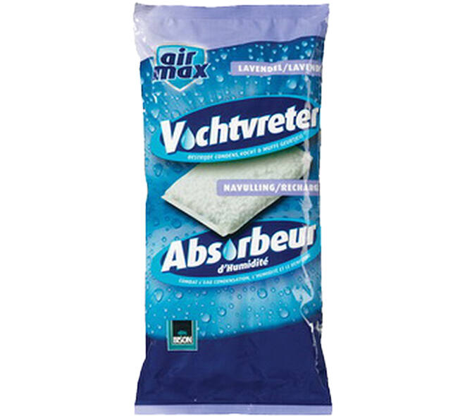 Bison Air Max Vochtvreter Navulzak Lavendel 1 kg