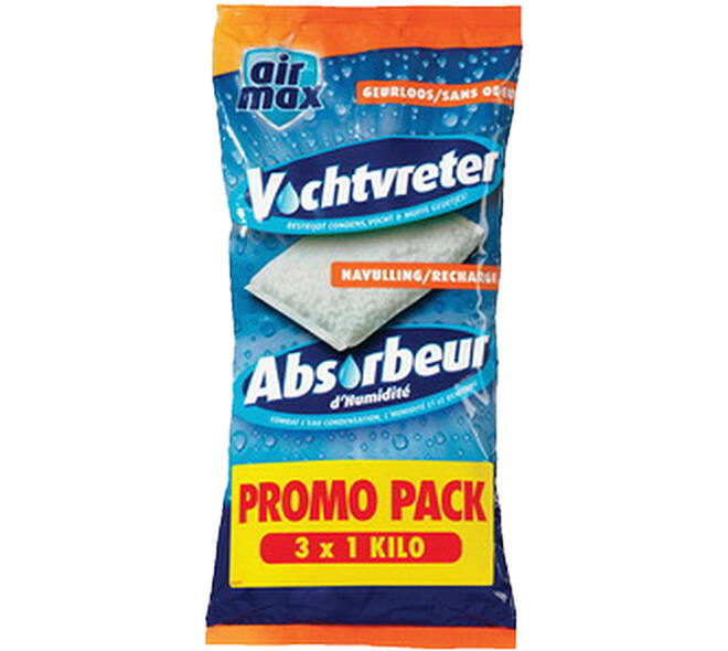 Bison Air Max Vochtvreter Navulling 3 x 1 kg