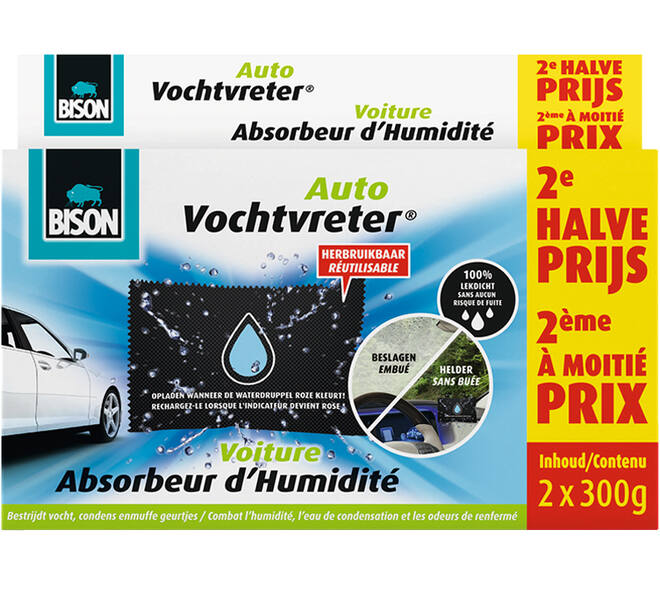 Bison Auto Vochtvreter 2x300G 2E Halve Prijs