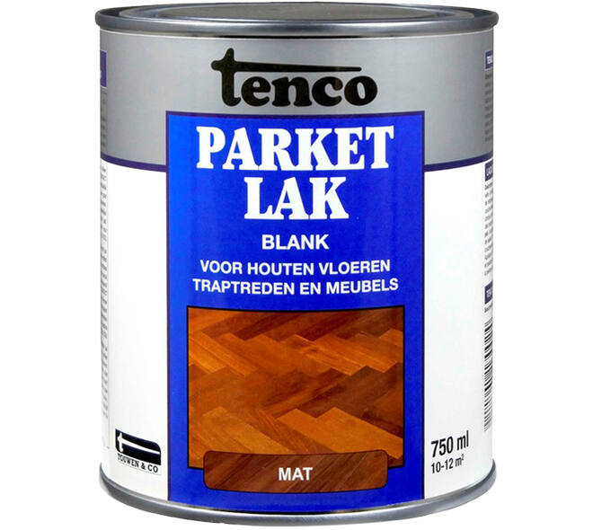 Tenco Parketlak Transparant Mat Blank 750 ml