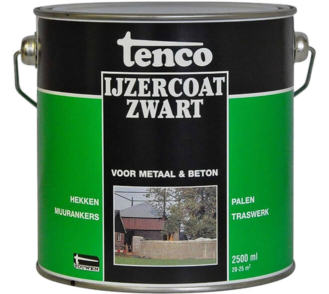 Tenco Ijzercoat Zwart 5 L