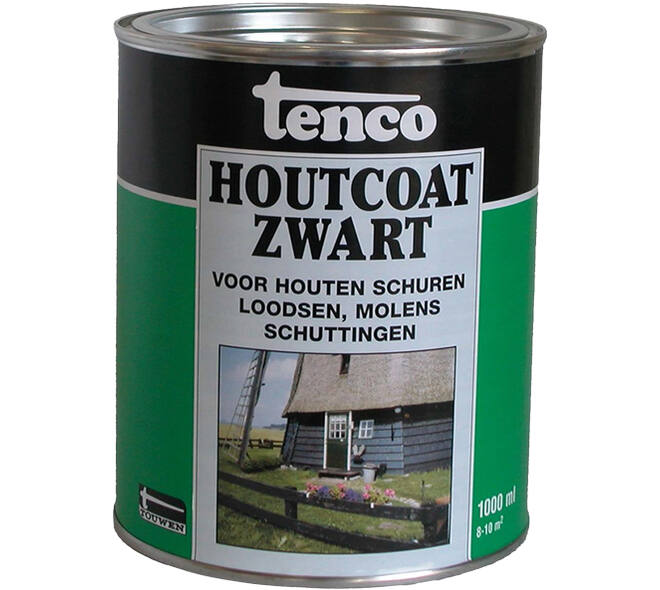 Tenco Houtcoat Zwart 1 L