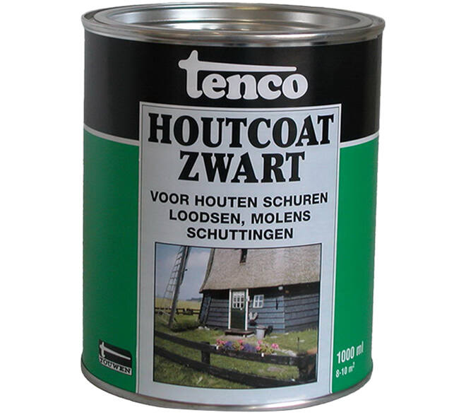Tenco Houtcoat Zwart 1 L