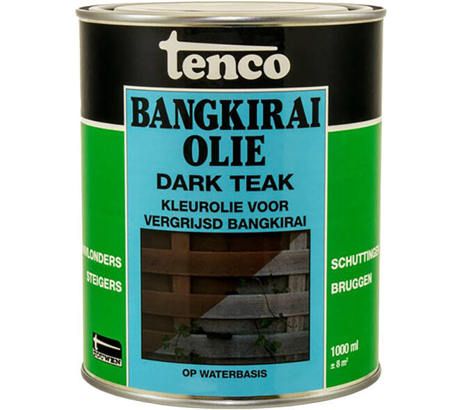 Tenco Bangkiraiolie Donker Teak 1 L