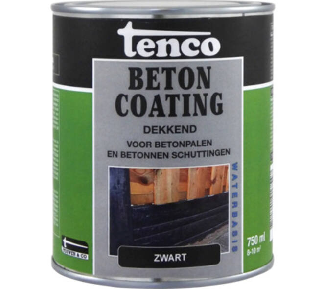 TENCO BETONCOAT ZWART ZG 0.75L