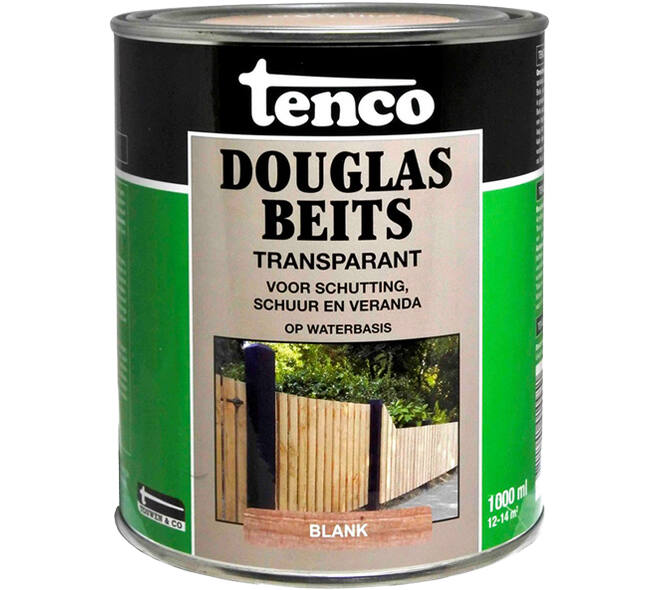 Tenco Douglas Houtbeits Transparant Blank 1 L