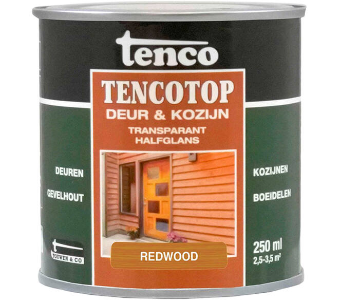 Tenco Tencotop Deur & Kozijn Dekkend Zijdeglans Redwood 250 ml