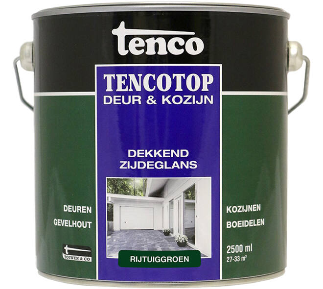 Tenco Tencotop Deur & Kozijn Dekkend Zijdeglans 50 Rijtuiggroen 2,5 L