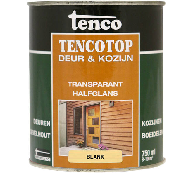 Tenco Tencotop Deur & Kozijn Transparant Halfglans 201 Blank 750 ml