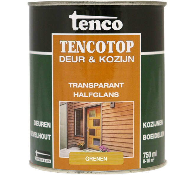 Tenco Tencotop Deur & Kozijn Transparant Halfglans 203 Grenen 750 ml