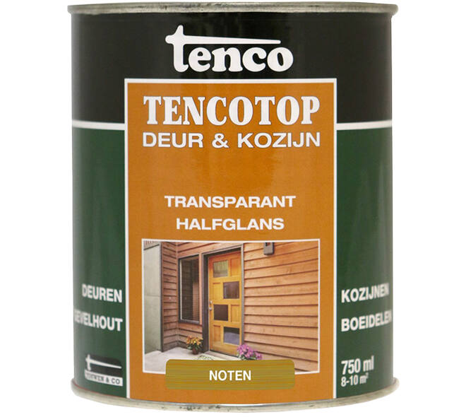 Tenco Tencotop Deur & Kozijn Transparant Halfglans 211 Noten 750 ml