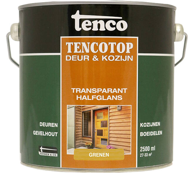 Tenco Tencotop Deur & Kozijn Transparant Halfglans 203 Grenen 2,5 L