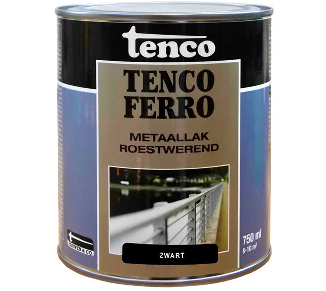 Tenco Tencoferro 407 Zwart RAL9005 750 ml