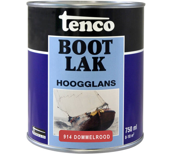 Tenco Bootlak 750 ml 914 Dommelrood