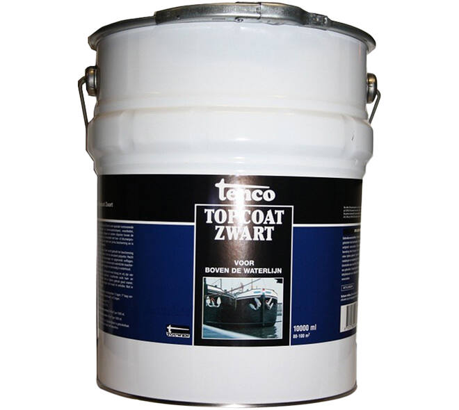 Tenco Topcoat Zwart 10 L