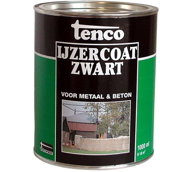 Tenco Ijzercoat Zwart 10 L
