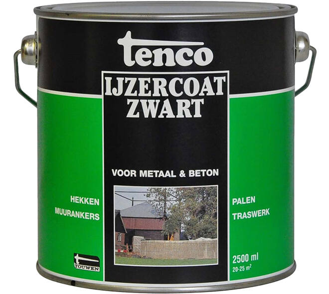 Tenco Ijzercoat Zwart 2,5 L