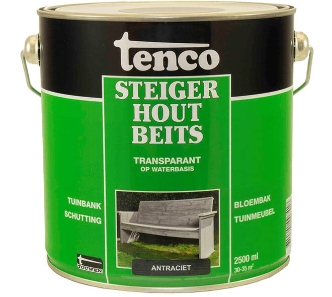 Tenco Steigerhoutbeits Antraciet 2,5 L