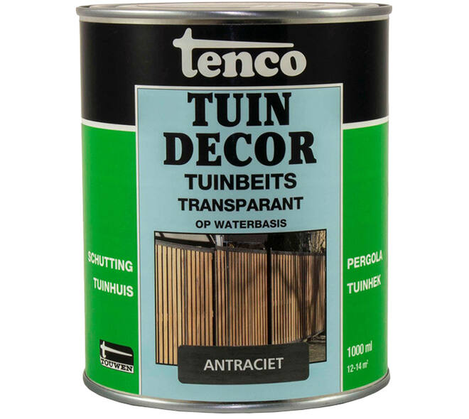 Tenco Tuindecor Transparant Antraciet 1 L