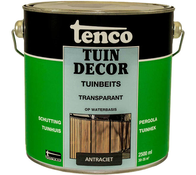 Tenco Tuindecor Transparant Antraciet 2,5 L