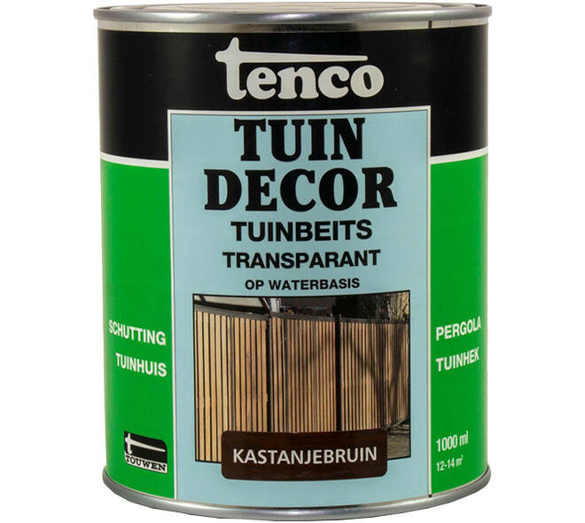 Tenco Tuindecor Transparant Kastanjebruin 1 L