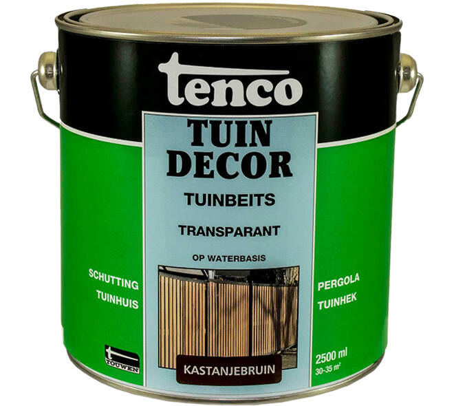 Tenco Tuindecor Transparant Kastanjebruin 2,5 L