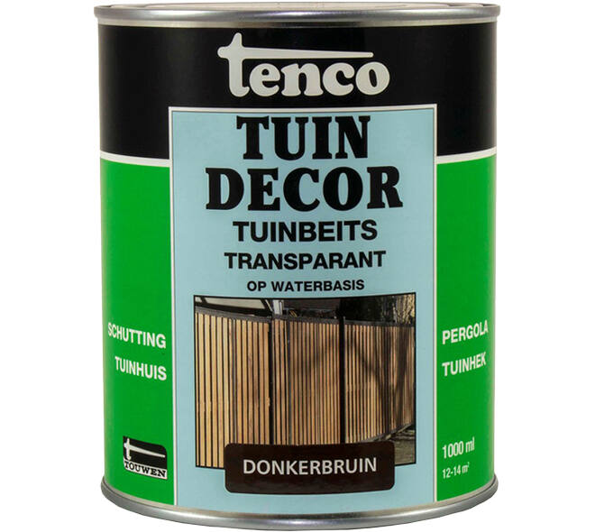 Tenco Tuindecor Transparant Donkerbruin 1 L