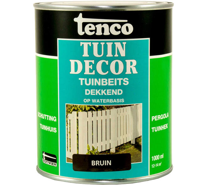 Tenco Tuindecor Dekkend Bruin 1 L
