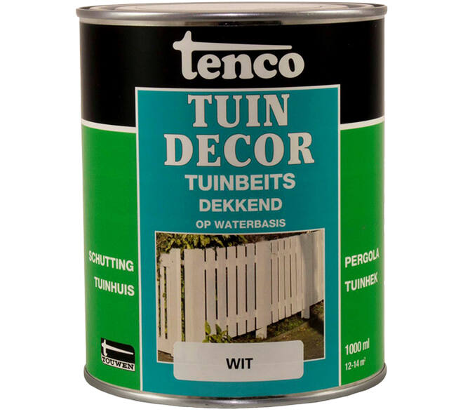 Tenco Tuindecor Dekkend Wit 1 L