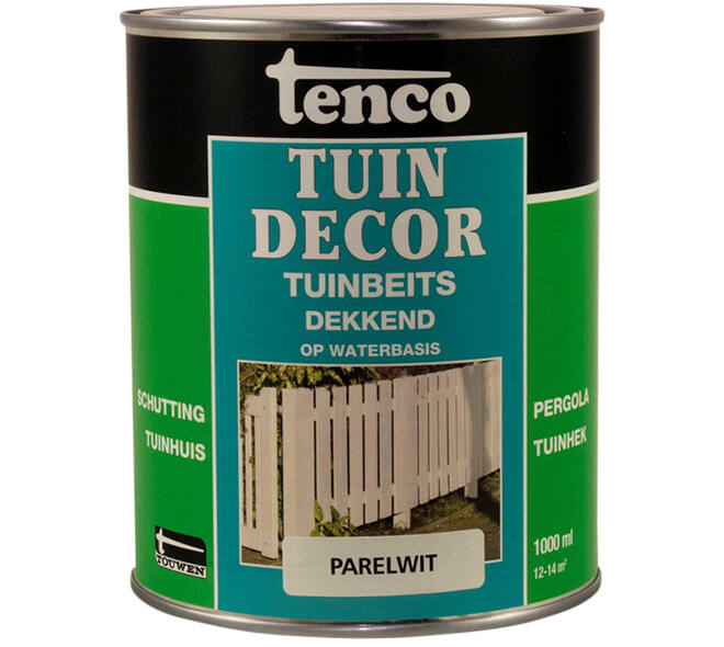 Tenco Tuindecor Dekkend Parelwit 1 L